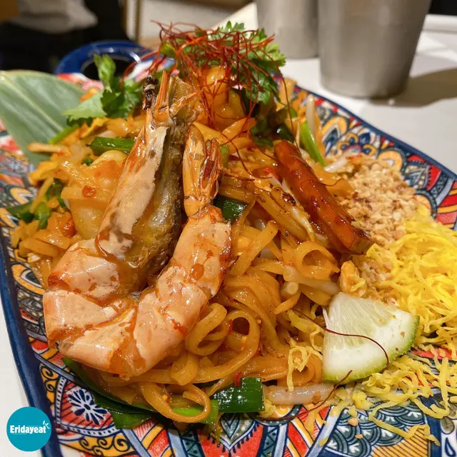 蝦頭油大蝦炒金邊粉