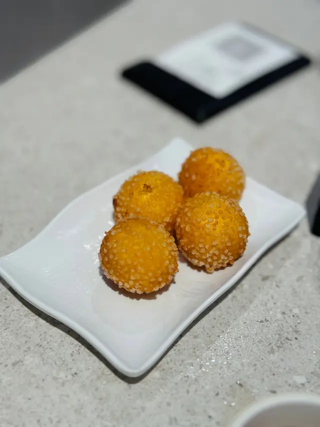 西米椰汁流心球