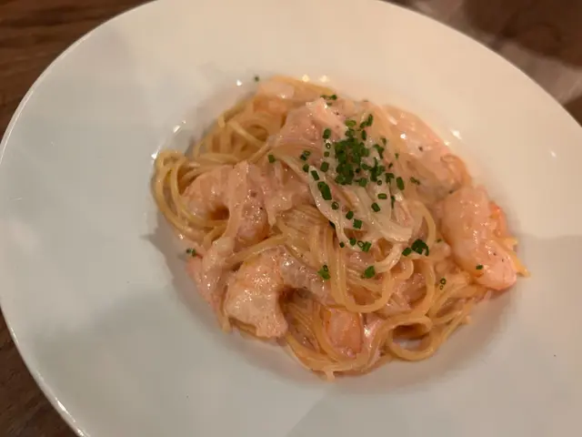 明太子忌廉大蝦意粉