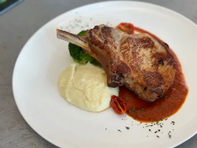 美國豬鞍扒配薯蓉