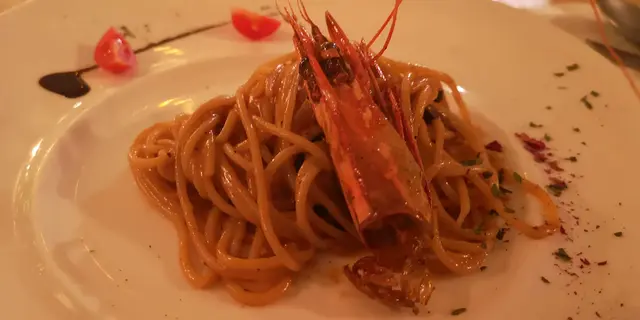 龍蝦汁蝦肉意粉