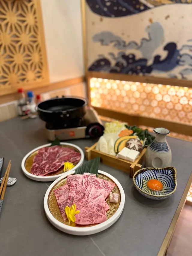 A5黑毛和牛壽喜燒套餐