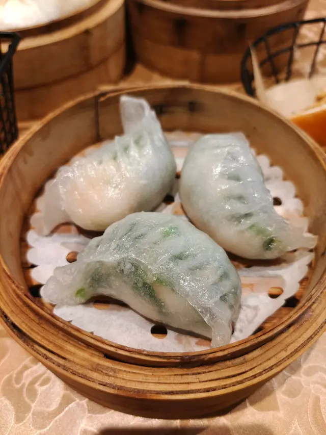 鮮蝦菜苗餃