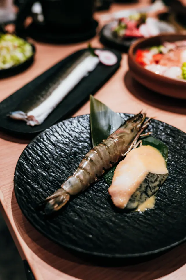 大虎蝦及白味噌銀鱈魚