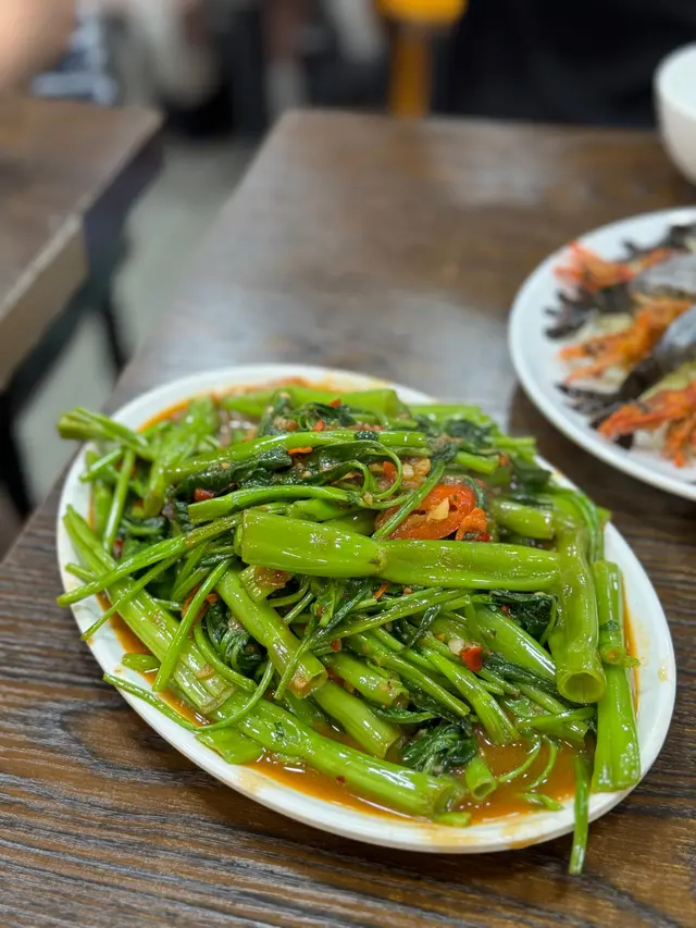 馬拉盞炒通菜