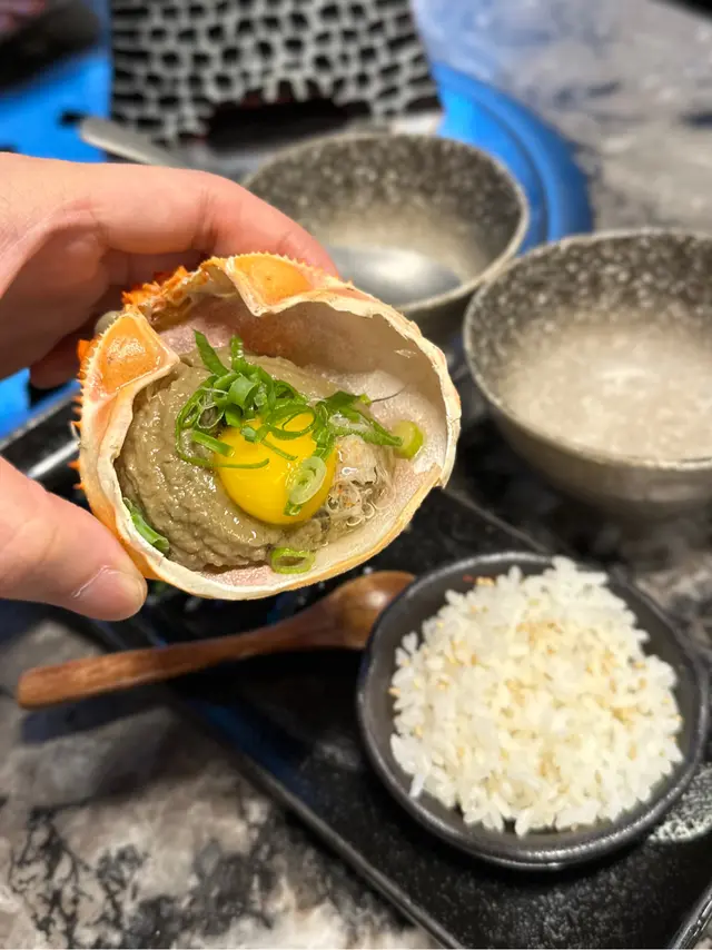 甲羅燒拌飯