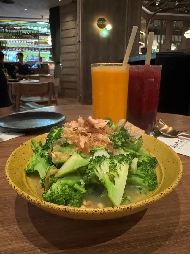 魚湯輕炒西蘭花