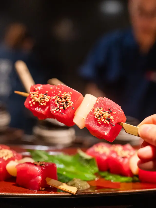 鮪魚赤身刺身串