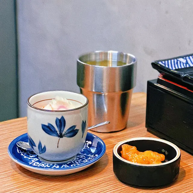 套餐仲附送茶碗蒸及小食🍥滑捋捋嘅茶碗蒸仲有味付螺肉,好有日式感覺!