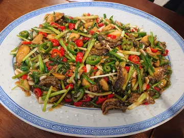 鮑魚撈粗麵