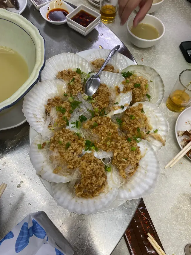 蒜蓉蒸扇貝