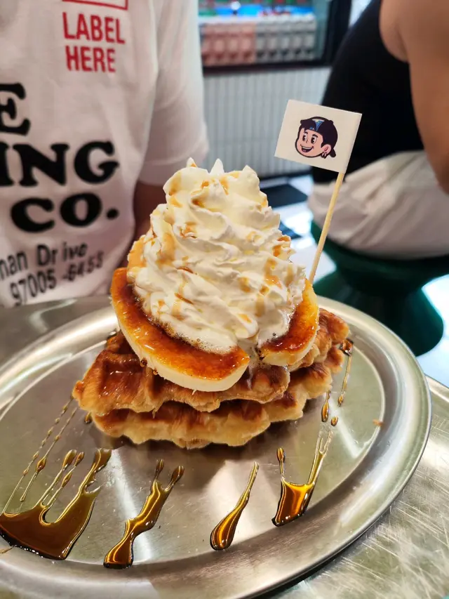 等左一個鐘既croffle 