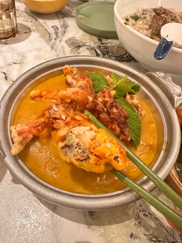 咖哩软壳蟹锅