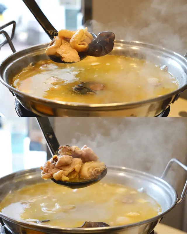 藥膳黃酒花膠雞湯米線