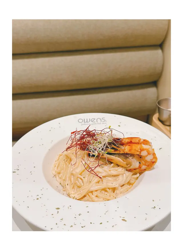 明太子虎蝦意粉