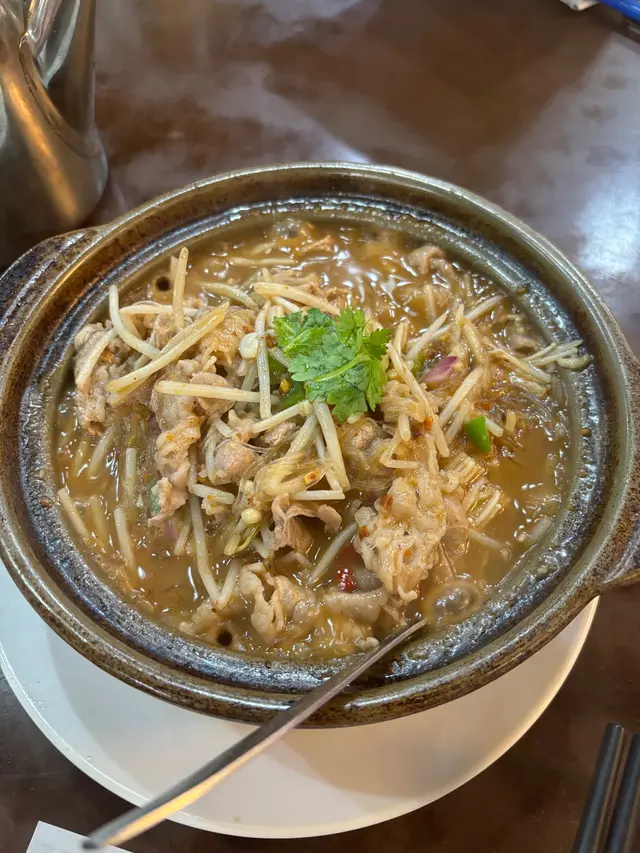 沙嗲粉絲肥牛煲