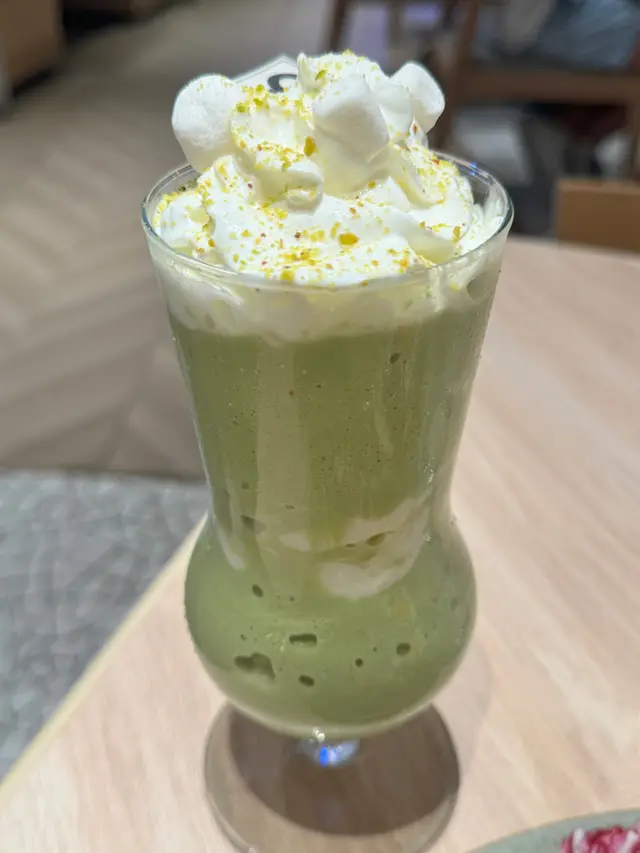 開心果抹茶豆腐沙冰