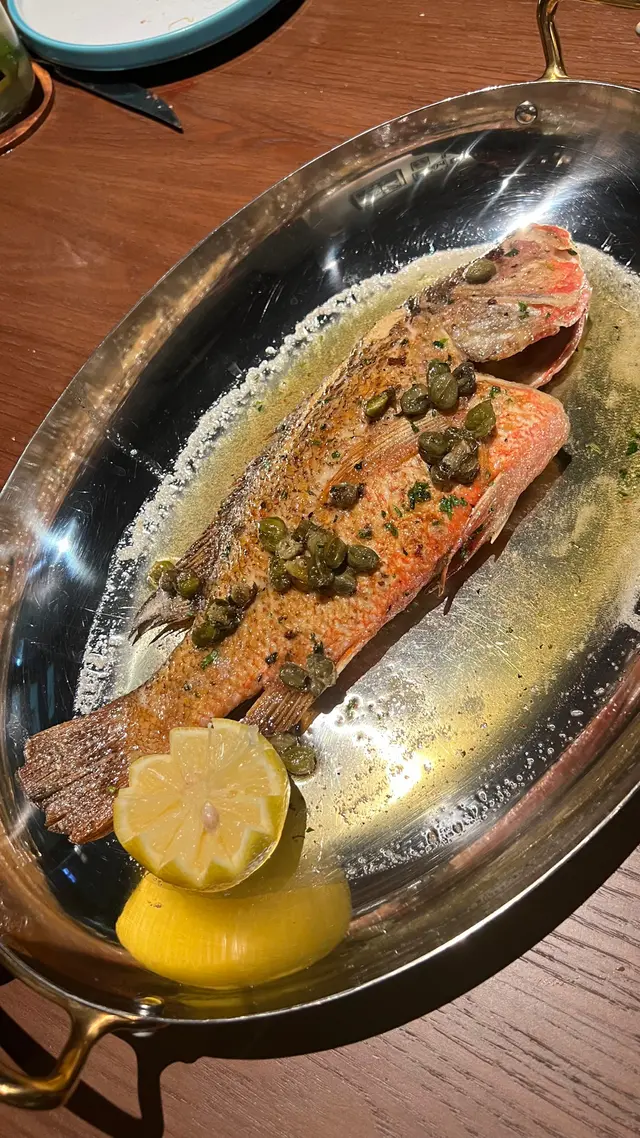 法式煎原條鯛魚