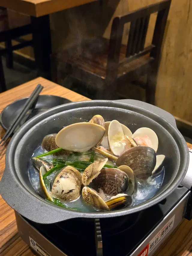 陶板清酒煮蜆