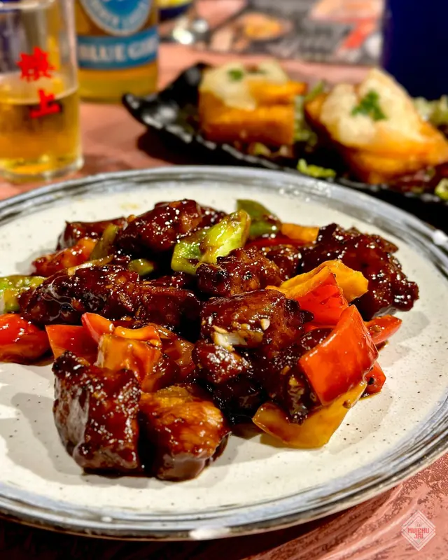 香醋蜜椒牛柳粒