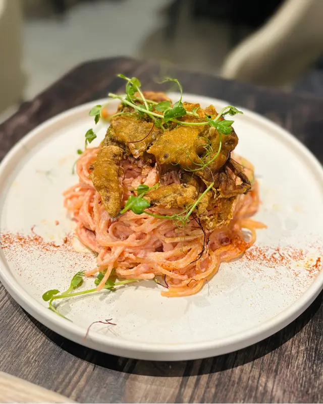 明太子醬軟殼蟹意大利粉