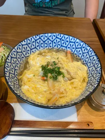 松葉蟹肉蛋花烏冬