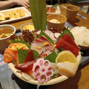 东京街杂锦刺身定食