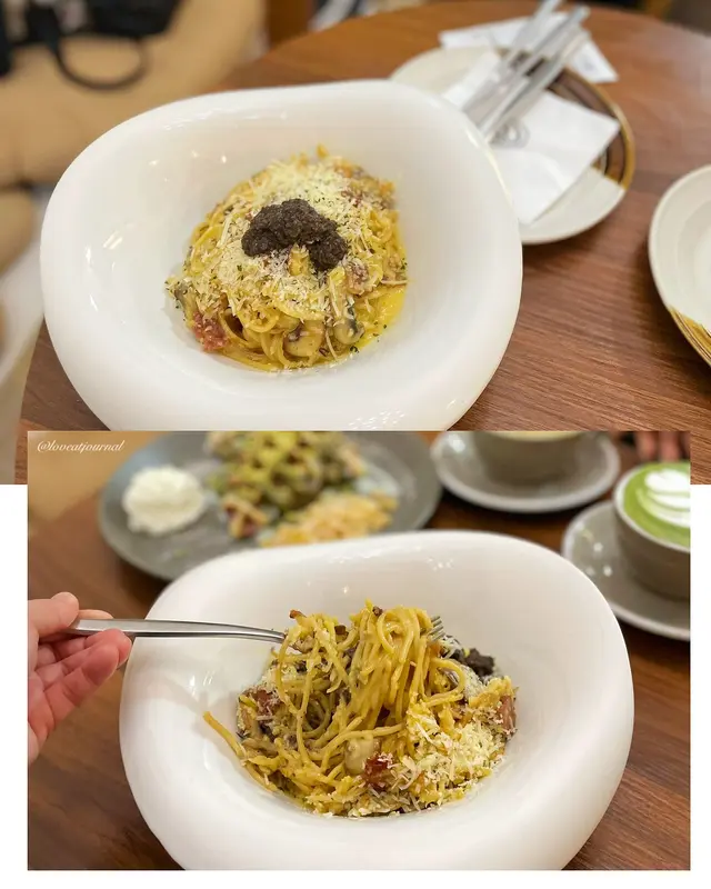 黑松露卡邦尼意粉