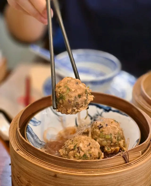 香菇芫荽素牛肉球
