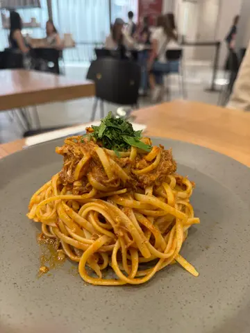 香辣手撕豬肉扁意粉