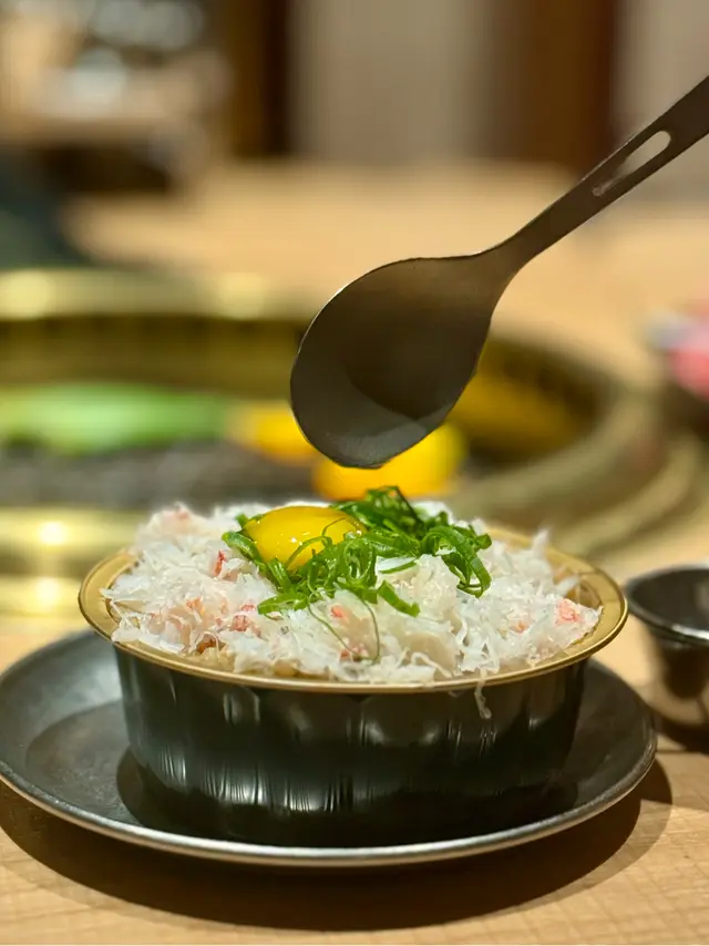 松葉蟹肉蟹膏拌飯