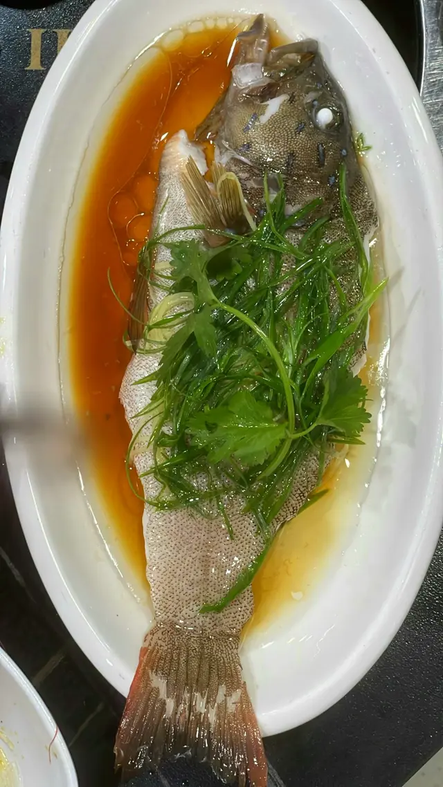 豉汁蒸海魚藍瓜子