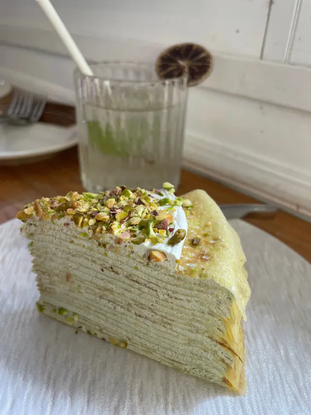 開心果千層蛋糕