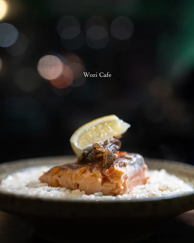 慢煮三文魚意大利飯