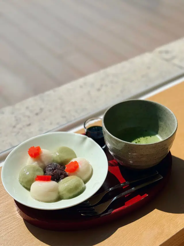 鎌倉紅葉茶屋抹茶白玉