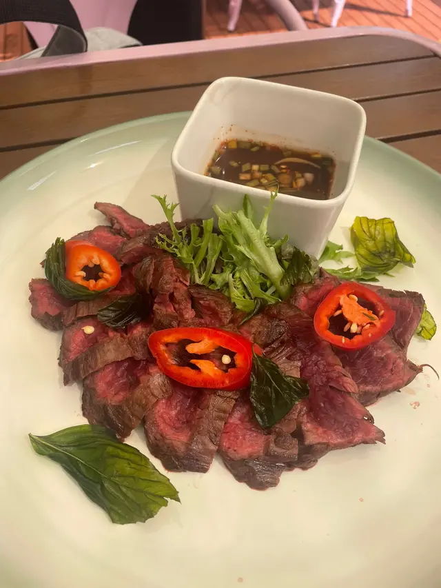 今次食既牛肉份量