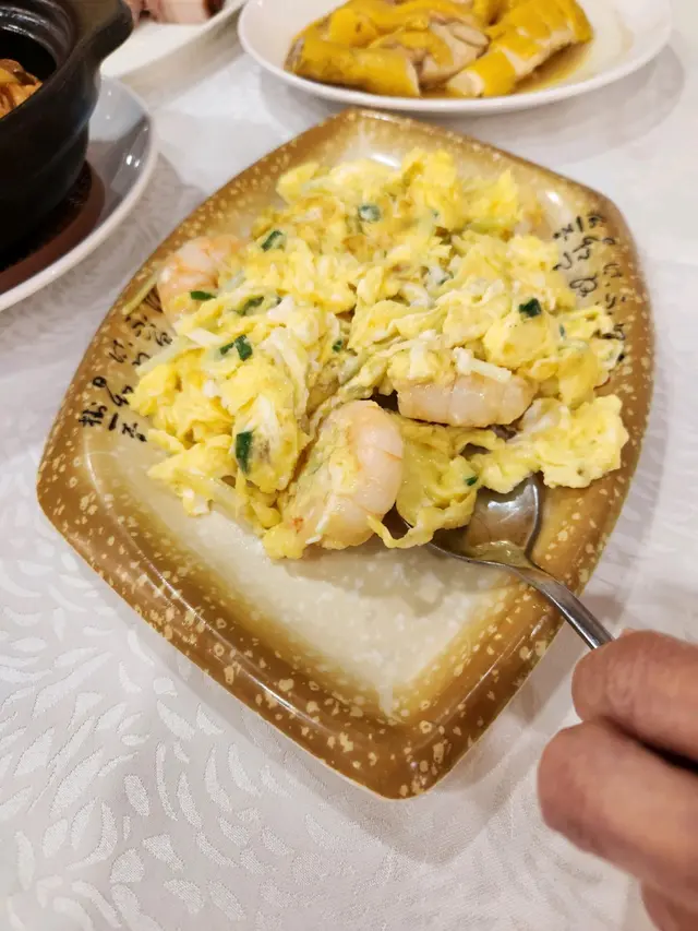 韭黃滑蛋鲜蝦仁