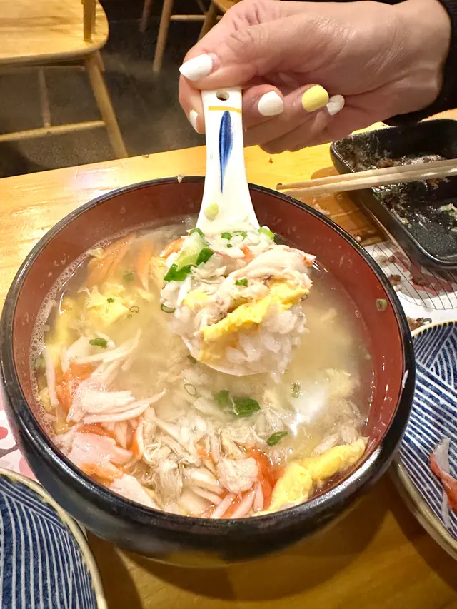 北海道蟹肉湯飯