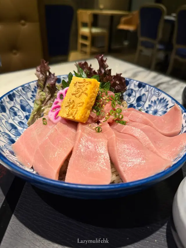 中本鮪魚腩丼 定食