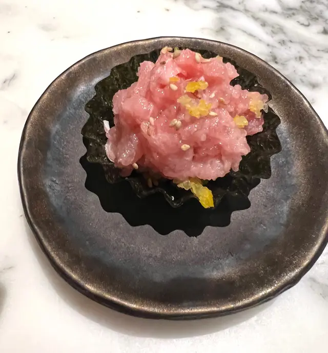 柚子風手切本鮪魚腩蓉