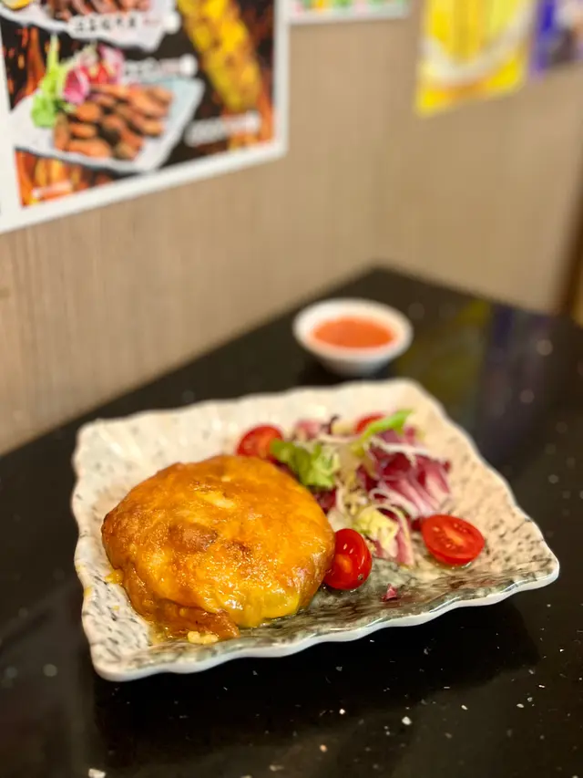 芝士煙肉焗大啡菇