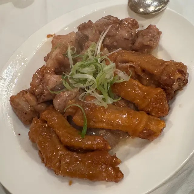 柚皮鵝掌蒸排骨