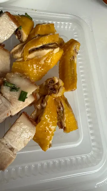 外賣切雞燒肉飯