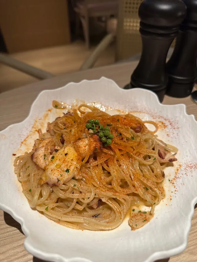 麻辣八爪魚意粉