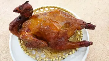 炭香窑烧鸡