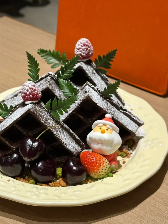 不會爬煙囪的聖誕老人朱古力窩夫