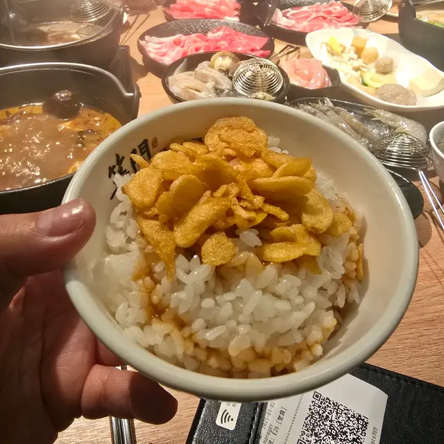 豬油蒜片飯