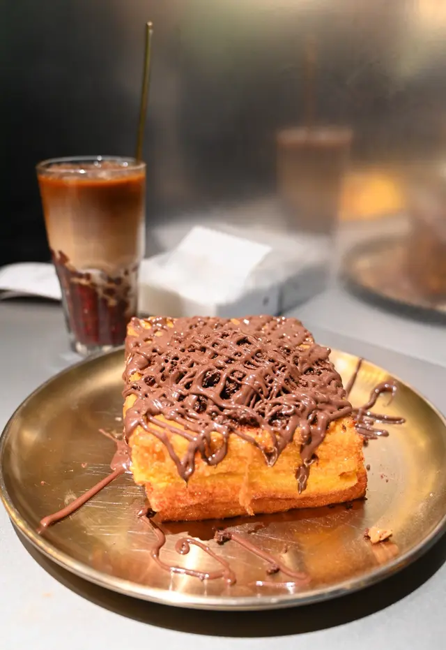 沙朱古力流心西多士