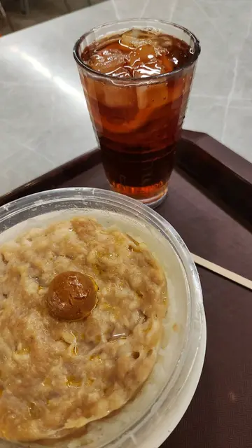 咸蛋肉饼饭