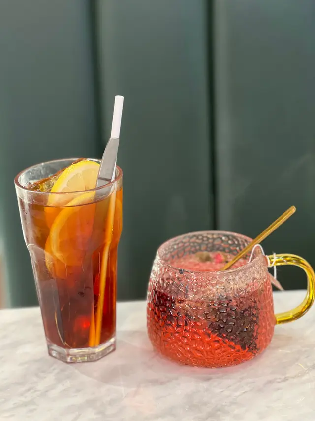 玫瑰洛神花果熱飲